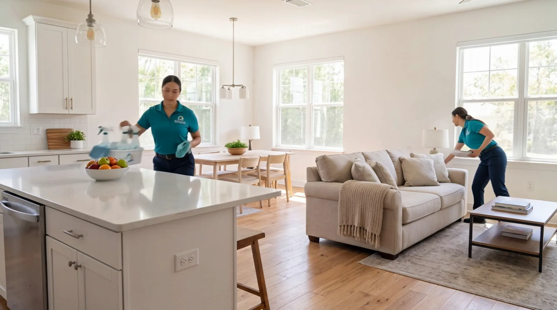 Everclean Home Services cleaner at work